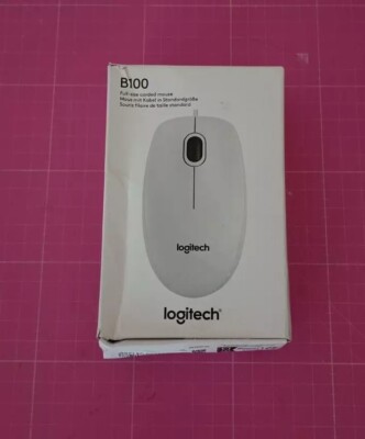 Logitech B100 Maus USB Optisch Weiß 3 Tasten 800 dpi _0.3_6