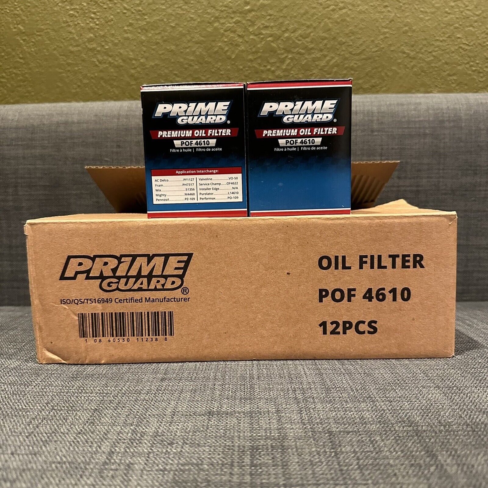 12 PACK-Prime Guard POF 4610 Premium Engine Oil Filter