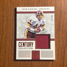 2017 Panini Encased John Riggins Century Collection Materials Patch /49