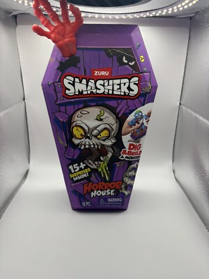ZURU Smashers HORROR HOUSE Red Hand Dig & Build A Monster 15+ Surprises!!