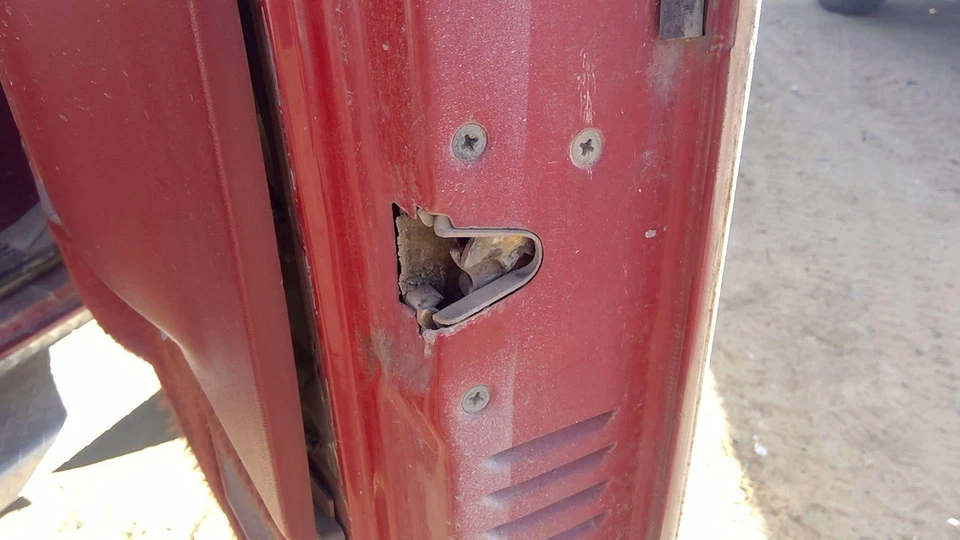 Ford F350 1989 pasajero derecho mecanismo de cierre de puerta delantera conjunto de cerradura OEM Foto 3 de 4