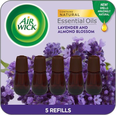 Air Wick Essential Mist Refill, 5ct ,Essential Oils Diffuser, Air Freshener