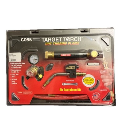 Goss KX-15MC Kit Mc Acet Reg W/ Ga-8L Tip Target Torch  Air-Acetylene 