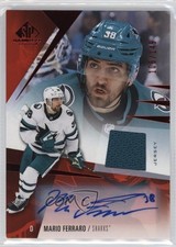 2023-24 Upper Deck SP Game Used Jersey Auto 105/149 Mario Ferraro #71 Auto 1pa2