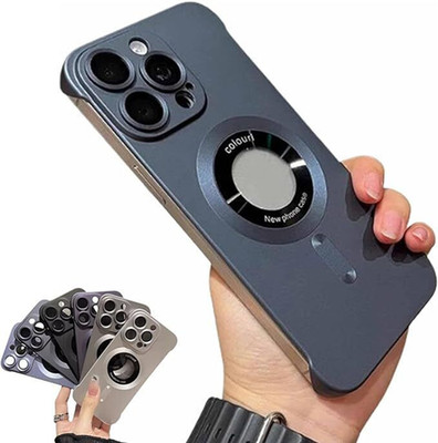 Rahmenlose Magnet Hülle für iPhone 17 16 15 14 13 12 Pro Max Ultra Dünn Matt