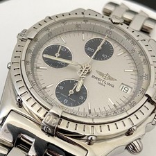 BREITLING Watch Chronomat Men's Stainless Steel Silver/Black Dial Automatic 7