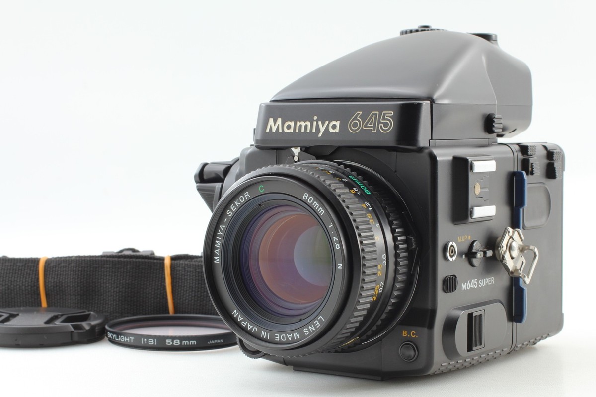 Mamiyaマミヤ 645 Super + Sekor C 80mm F2.8 Near MINT] Mamiya M645 Super Sekor C 80mm F2.8 N Lens 120 Film