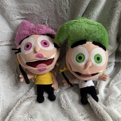 RARE Universal Studios Cosmo & Wanda The Fairly OddParents PlushToys2007