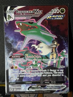 Pokemon Rayquaza VMAX TG20/TG30 Full Art Holo Ultra Rare 2022 ENG
