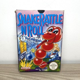 Snake Rattle 'n' Roll Mattel per Nintendo NES COMPLETO -  PAL A GBR