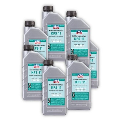 7x Kühlerfrostschutz KFS 11 LIQUI MOLY 21149 Frostschutzmittel 1 Liter