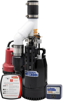 Combo Preassembled Primary & Battery Backup Sump Pump System W/Monitoring Contro