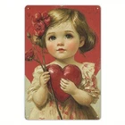 Vintage Valentine'S Day Love Tin Metal Signs Home Décor Wall Art 8x12