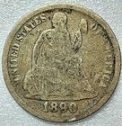 1890-P Seated Liberty Dime — photo from another recent sale