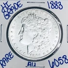 1883 MORGAN SILVER DOLLAR AUTHENTIC HI GRADE U.S. MINT COIN FREE SHIPPING 6058