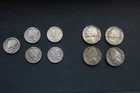 5 Mercury Dimes and 4 Nickles - Silver