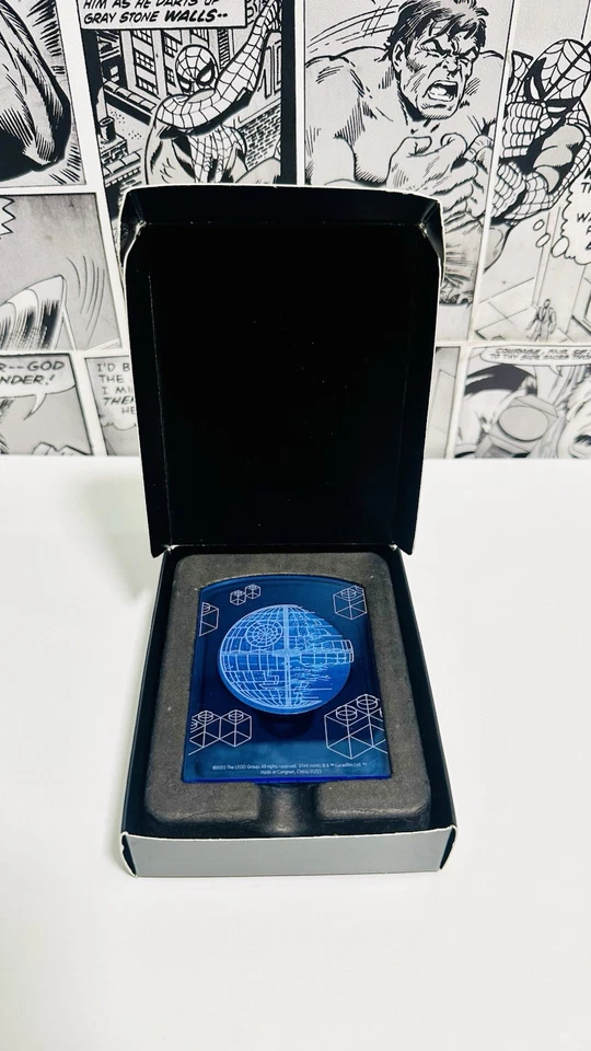 LEGO Star Wars 40th Annivesary Collectible Coin Blue Plans & Display Box 5007840 - Image 3 of 4