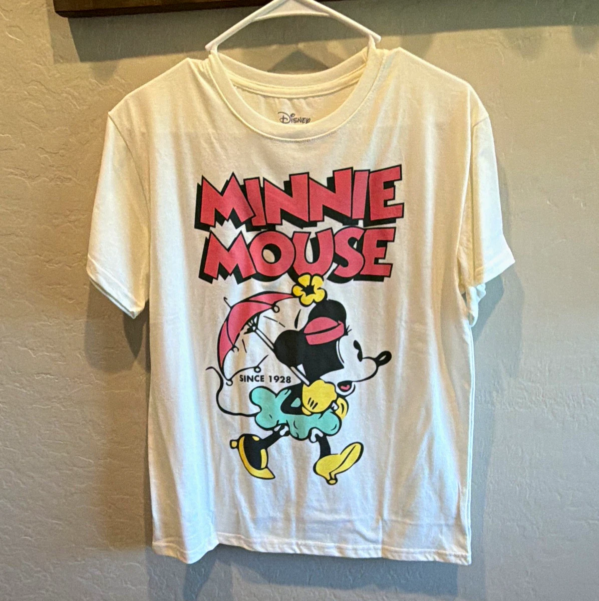【RH Vintage】Minnie Tee WHITE S 25+ Minnie Mouse White Disney T-Shirts (1968-Now) for sale