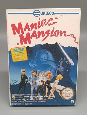 Maniac Mansion - Nintendo PAL NES OVP CIB - NOE/FRG