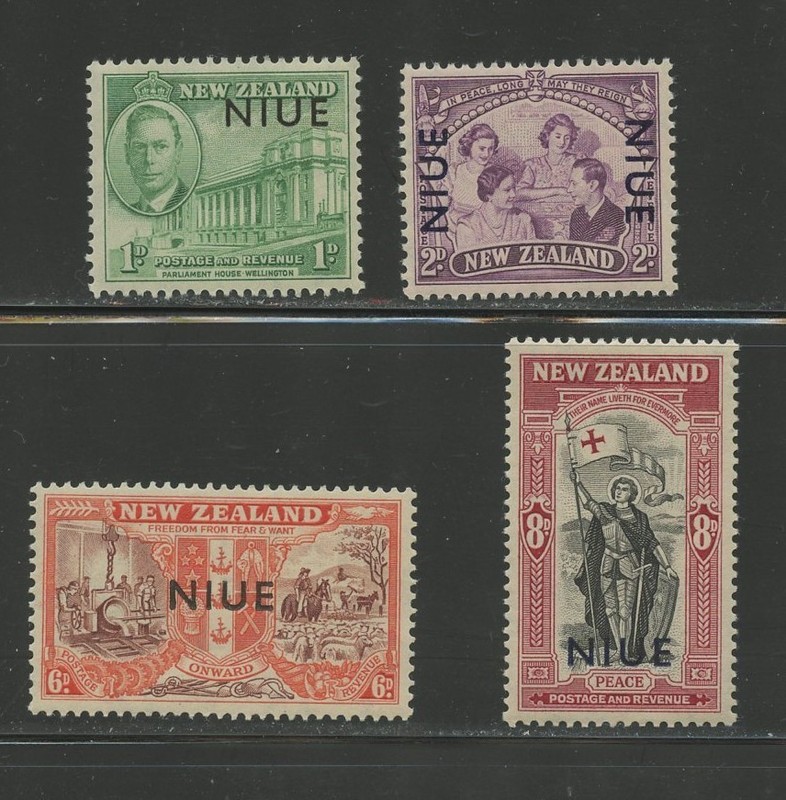 NIUE 90-93, 1946 PEACE, MNH (NIU6624)