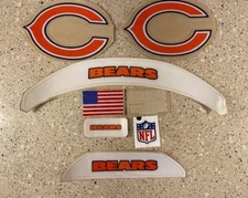 Bears(COMPLETE SET)  helmet decals-Professionally Printed- Ships next day