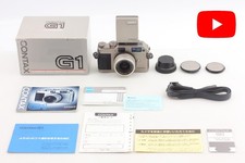  MINT Strap Contax G1 35mm Film Camera 28mm f2.8 Lens Tla140 Flash From JAPAN
