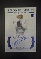 2021 Panini Flawless Rookie Debut Signatures Josh Palmer #RDS-JPA Sapphire /10
