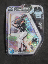 2025 Bowman Draft Mega Billy Carlson In Action Mojo Die-Cut WHITE SOX