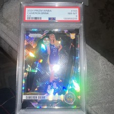 2024 Panini Prizm WNBA 143 Cameron Brink Ice Psa 8 Rookie La Sparks Rc