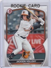 JACKSON HOLLIDAY ROOKIE CARD 2023 Bowman Draft Baltimore Orioles O's BASEBALL RC
