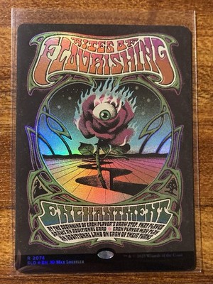 MTG RITES OF FLOURISHING Full Poster Art   FOIL SLD KEXP You Are Not Alone MINT