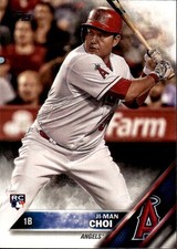 2016 Topps Update Ji-Man Choi #US106 Los Angeles Angels 3F