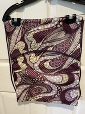NEW Thirty One Cinch Sac Plum Gingham Embroidered DREAM Patchwork Paisley 31