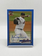 2026 Topps Series 1 - 1991 Topps Baseball Autographs Johan Santana #91A-JSA /150