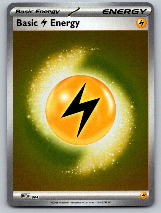 Basic Lightning Energy 004 C Reverse Holo NM/M