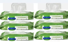 MedLine FitRight Aloe Personal 288 Ct Cleansing Wipes 8x10, 6Packs, 48Shts Each