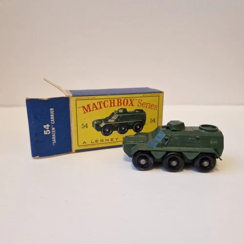 Matchbox Series no. 54 Saracen Personnel Carrier Lesney diecast toy