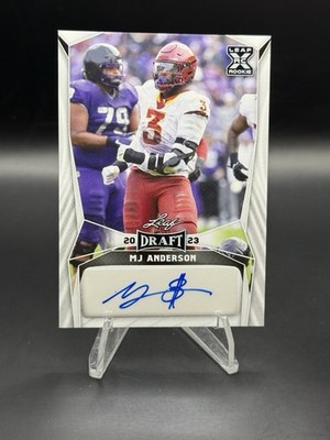 2023 Leaf Draft #BA-MJA MJ Anderson Iowa State Cyclones Auto