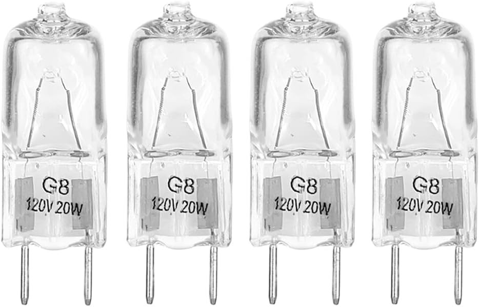 Light Bulb for GE Microwave Oven 120V 20W Replacement Halogen Bulb Pack