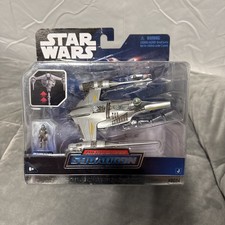 Jazwares Star Wars Micro Galaxy Squadron The Mandalorian's N-1 Starfighter