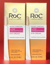 2 Pack ROC Retinol Correxion Line Smoothing Anti-Aging Eye Cream 0.5 Fl Oz New
