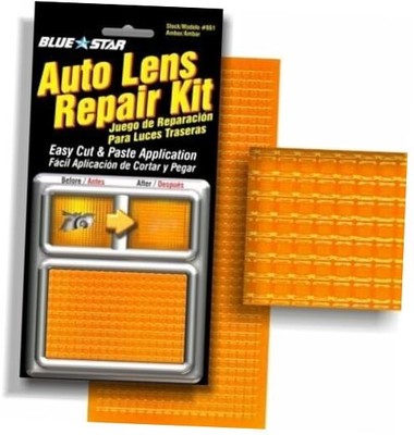  Grid Pattern Auto Lens Repair Kit () Amber