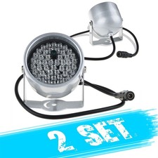 2 Pack 48LED Illuminator IR Infrared Night Vision Light for Security CCTV Camera