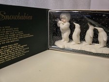 Dept 56 1990s vintage Snow Babies Item  7986-3