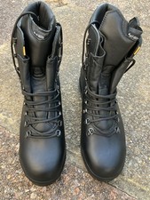 Altberg Peacekeeper P3 Aqua UK Size 10.5W (Wide) Black Steel Toe Police Boots