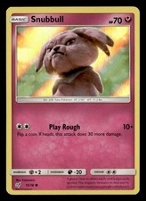 Snubbull (Holo Common) Common Holo Detective Pikachu 15/18 LP Pokémon TCG