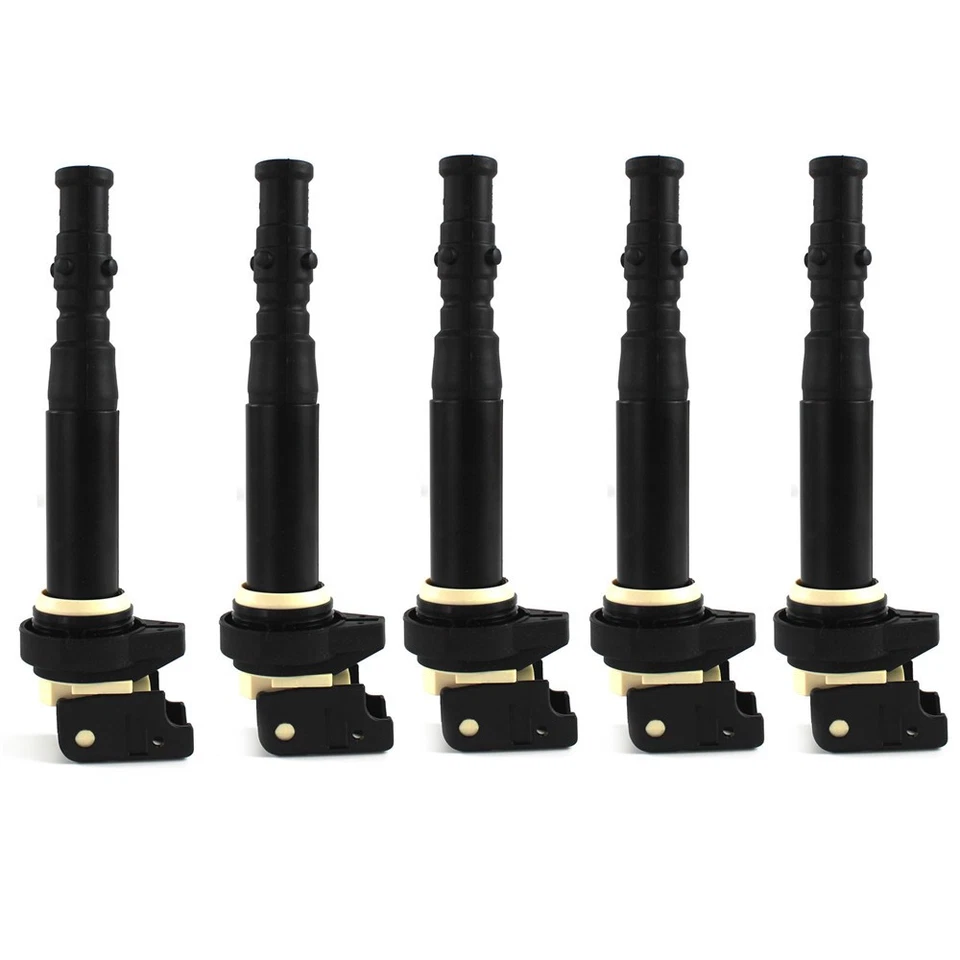Set of 5 Ignition Coils For 2006-2010 BMW M5 M6 5 Series E60 E63 E64 12137841556 Foto 2 de 4