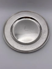 1955 Sterling Silver Trophy Plate