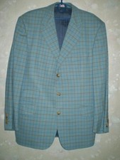 Men Eduard Dressler blazer blue wool 40/L/48