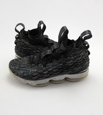 Mens Nike LeBron 15 Ashes 2017 Black Gray Basketball Shoes 897648-002 Size 9